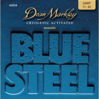 DM2034 Blue Steel Комплект струн для акустической гитары, латунь, 11-52, Dean Markley от магазина Соло в Иркутске