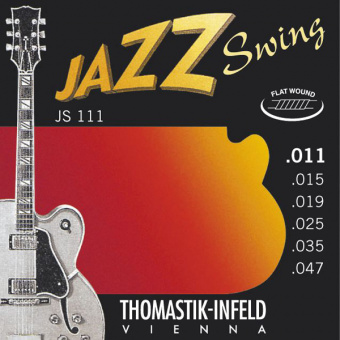 JS111 Jazz Swing Комплект струн для акустической гитары, Light, сталь/никель, 11-47, Thomastik от магазина Соло в Иркутске