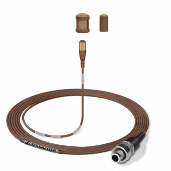 502834 MKE 1-4-2 Микрофон петличный, 3-pin, коричневый, Sennheiser от магазина Соло в Иркутске