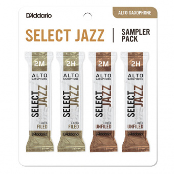 DSJ-J2M Select Jazz Набор тростей для саксофона альт, размер 2M-2H, 4шт, Rico от магазина Соло в Иркутске