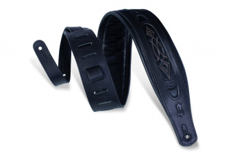PM31-BLK Heirloom Series Ремень для гитары, кожаный, черный, Levy's от магазина Соло в Иркутске