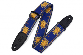 MPJG-SUN-BLU Print Series Ремень для гитары, тканый, солнце/синий, Levy's от магазина Соло в Иркутске