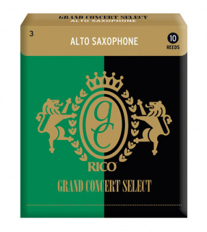 RGC10ASX300 Grand Concert Select Трости для саксофона альт, размер 3.0, 10шт, Rico от магазина Соло в Иркутске