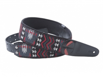 8401070010708 Mojo Azteca Black Ремень для гитары, RightOn Straps от магазина Соло в Иркутске