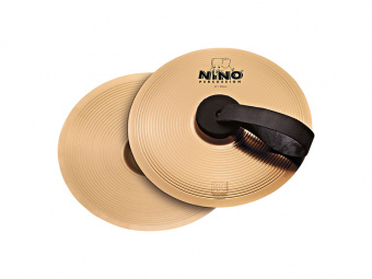 NINO-BO20 Тарелки ручные 8", пара, с ремнями, бронза, Nino Percussion от магазина Соло в Иркутске