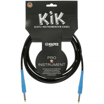 KIKC4.5PP2 KIK Кабель инструментальный, 4,5м, синий хвостовик, Klotz от магазина Соло в Иркутске
