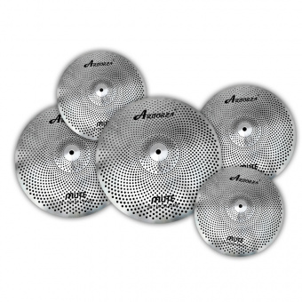 SM14161820SET Mute Silver Комплект тарелок с уменьшенной громкостью звучания 14, 16, 18, 20" Arborea от магазина Соло в Иркутске