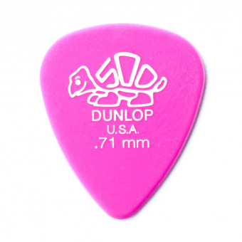 41P.71 Delrin 500 Медиаторы, 12шт, толщина 0,71мм, Dunlop от магазина Соло в Иркутске