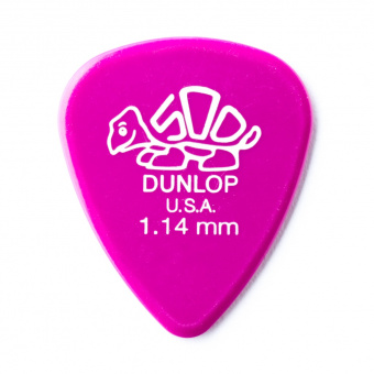 41P1.14 Delrin 500 Медиаторы, 12шт, толщина 1,14мм, Dunlop от магазина Соло в Иркутске