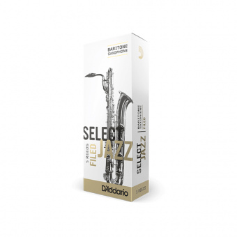 RSF05BSX3H Select Jazz Filed Трости для саксофона баритон, размер 3, жесткие (Hard), 5шт, Rico от магазина Соло в Иркутске