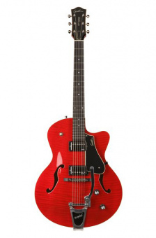 035182 5th Avenue Uptown Tr Red GT w/Bigsby Электрогитара арктоп, с футляром, Godin от магазина Соло в Иркутске