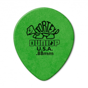 413R.88 Tortex Teardrop Медиаторы 72шт, капля, толщина 0,88мм, Dunlop от магазина Соло в Иркутске