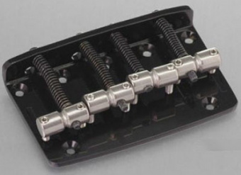 Ti203B-4B Бридж (струнодержатель) для бас-гитары, черный, Gotoh от магазина Соло в Иркутске