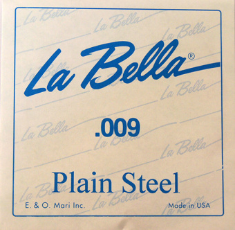 PS009 Отдельная струна, без оплетки, 009, La Bella от магазина Соло в Иркутске