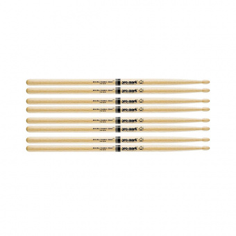 PP-PW5BW-4 Shira Kashi Барабанные палочки, 4 пары, дуб, деревянный наконечник, 5B, ProMark от магазина Соло в Иркутске