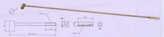 RS-003-580 Анкерный стержень, 580мм, Metallor от магазина Соло в Иркутске