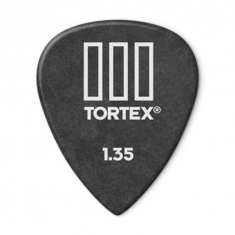 462P1.35 Tortex III Медиаторы 12шт, толщина 1,35мм, Dunlop от магазина Соло в Иркутске