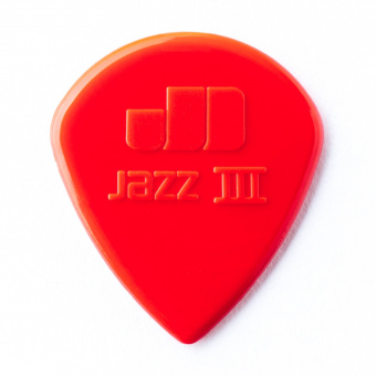 47R3N Jazz III Медиаторы, 24шт, острый кончик, нейлон, красные, Dunlop от магазина Соло в Иркутске
