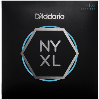 NYXL1152 NYXL Комплект струн для электрогитары, MTop / HBottom, 11-52, D'Addario от магазина Соло в Иркутске