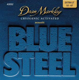 DM2032 Blue Steel Комплект струн для акустической гитары, латунь, 10-47, Dean Markley от магазина Соло в Иркутске