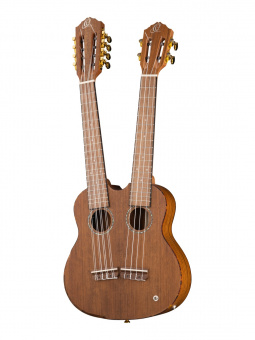 HYDRA Custom Built Series Укулеле тенор, с двумя грифами 4/8 струн, со звукоснимателем, Ortega от магазина Соло в Иркутске