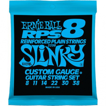 P02238 Extra Slinky RPS8 Комплект струн для электрогитары, никель, 8-38, Ernie Ball от магазина Соло в Иркутске