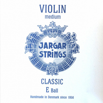 Violin-E-ball Classic Отдельная струна Ми/Е для скрипки, среднее натяжение, шарик, Jargar Strings от магазина Соло в Иркутске