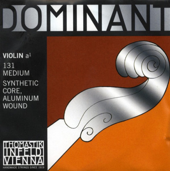 131 Dominant Отдельная струна А/Ля для скрипки размером 4/4, среднее натяжение, Thomastik от магазина Соло в Иркутске