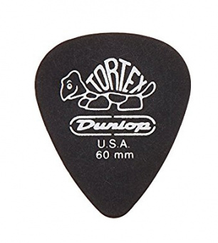 488P.60 Tortex Pitch Black Standard Медиаторы 12шт, толщина 0,60мм, Dunlop от магазина Соло в Иркутске