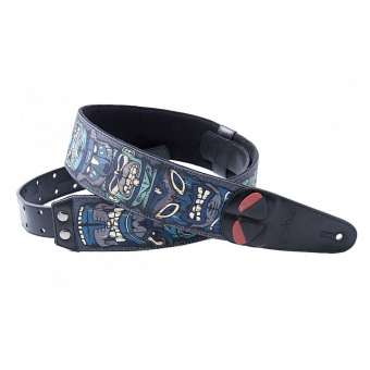 8401070280149 Mojo Tiki Blue Ремень для гитары, RightOn Straps от магазина Соло в Иркутске