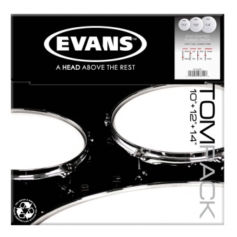 ETP-G14CTD-F G14 Coated Fusion Набор пластика для том барабана 10"/12"/14", Evans от магазина Соло в Иркутске