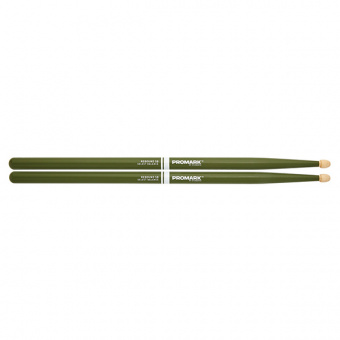 RBH535AW-GREEN 7A Rebound Барабанные палочки, зеленые, смещенный баланс, орех гикори, ProMark от магазина Соло в Иркутске