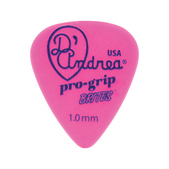 TPGB351_1.0HV Pro-Grip Brites Медиаторы, 12шт, делрин, 1мм, стандартные, D'Andrea от магазина Соло в Иркутске