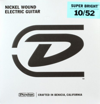 DESBN1052 Super Bright Комплект струн для электрогитары, никелированные, Med/Hybrid, 10-52, Dunlop от магазина Соло в Иркутске