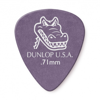 417P.71 Gator Grip Медиаторы, 12шт, толщина 0,71мм, Dunlop от магазина Соло в Иркутске