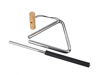 NINO550 Треугольник 4" со шнурком и ручкой, Nino Percussion от магазина Соло в Иркутске