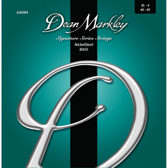 DM2608A Signature Nickel Steel Комплект струн для бас-гитары, никелированные, 40-95, Dean Markley от магазина Соло в Иркутске