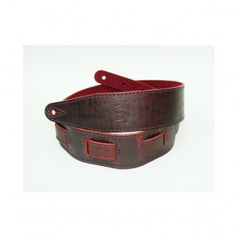 FL60017L21L Leather 21 Ремень для гитары, кожаный, бордо, Fidel от магазина Соло в Иркутске