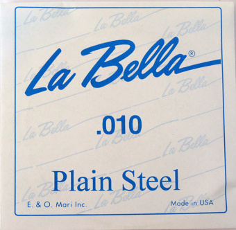 PS010 Отдельная стальная струна, 010, La Bella от магазина Соло в Иркутске