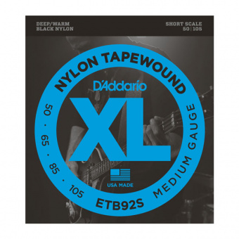 ETB92S Tapewound Комплект струн для бас-гитары, Medium, 50-105, Short Scale, D'Addario от магазина Соло в Иркутске