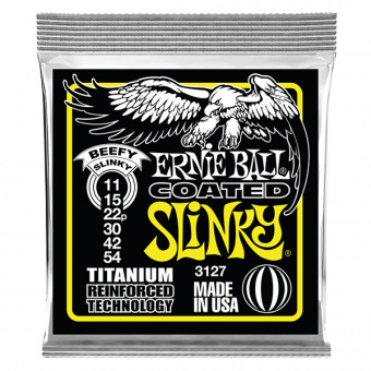 P03127 RPS Beefy Slinky Coated Комплект струн для электрогитары, никелированные, 11-54, Ernie Ball от магазина Соло в Иркутске