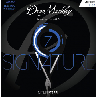 DM2505C Signature Medium Комплект струн для 7-струнной электрогитары, 11-60, Dean Markley от магазина Соло в Иркутске