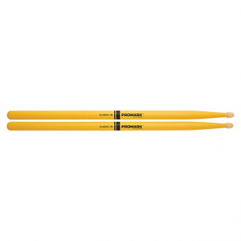 TX2BW-YELLOW 2B Барабанные палочки, желтые, орех гикори, деревянный наконечник, ProMark от магазина Соло в Иркутске