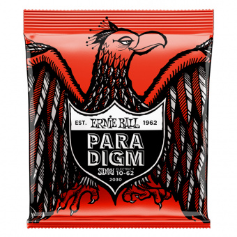 P02030 Paradigm Slinky Комплект струн для 7-струнной электрогитары, сталь, 10-62, Ernie Ball от магазина Соло в Иркутске