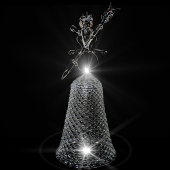 GH-XL014 Колокольчик хрустальный «Царевна-лягушка», большой, Гусь Хрустальный от магазина Соло в Иркутске
