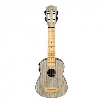 HH-2315E Bamboo Series Укулеле сопрано со звукоснимателем, с чехлом, графит, Cascha от магазина Соло в Иркутске
