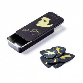 EPPT04 Elvis Presley Portrait Медиаторы 6шт, средние, в коробочке, Dunlop от магазина Соло в Иркутске