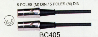 BC405-3M Кабель инструментальный, DIN (5pin) — DIN (5pin), Soundking от магазина Соло в Иркутске