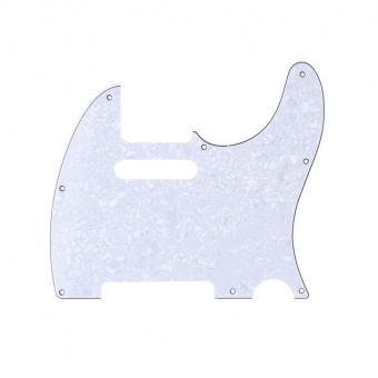 MX1400WP Защитная накладка гитары Telecaster, 4 слоя, цвет белый жемчуг, Musiclily от магазина Соло в Иркутске