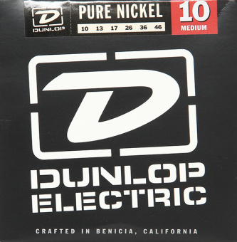 DEK1046 Pure Nickel Комплект струн для электрогитары, никель, Medium, 10-46, Dunlop от магазина Соло в Иркутске